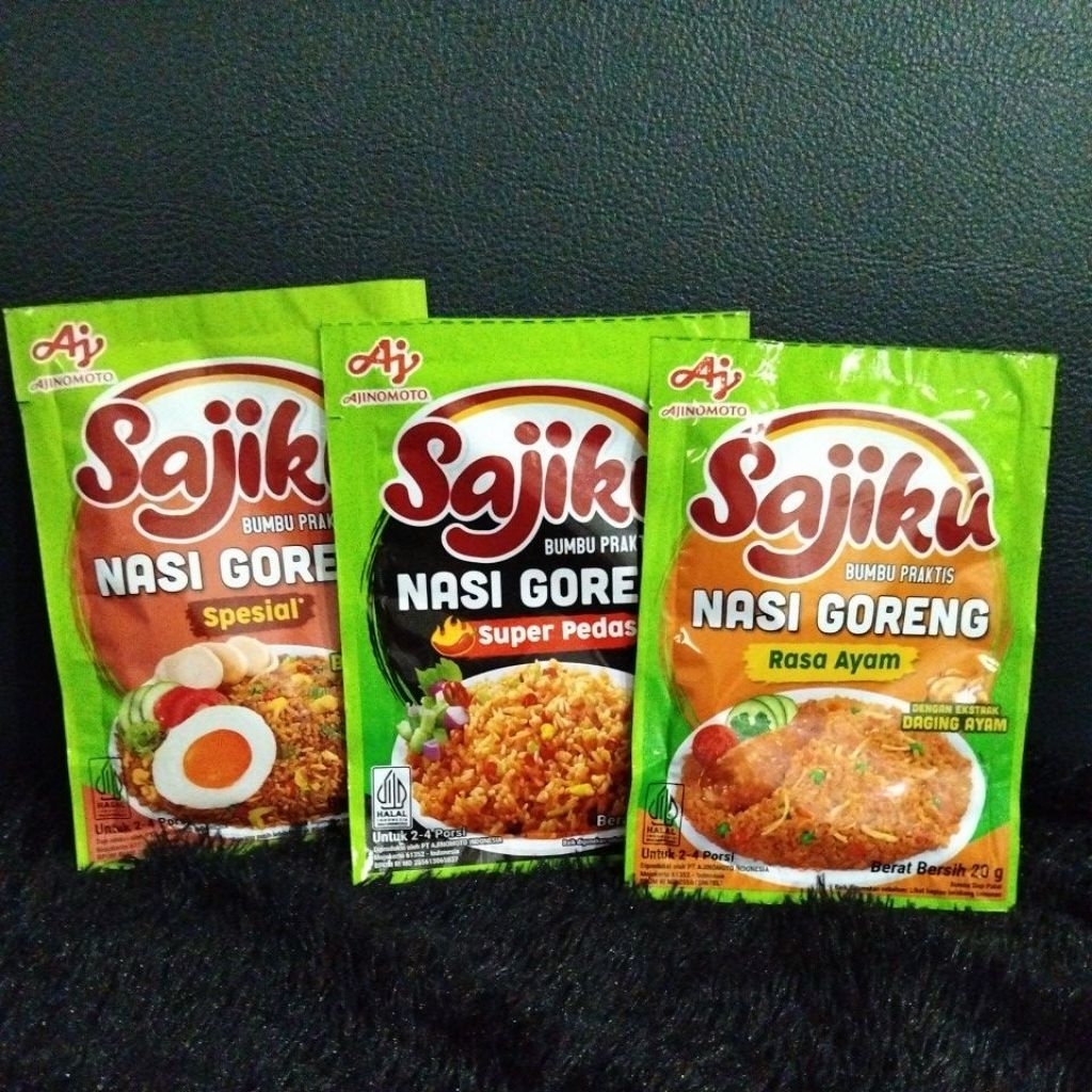 

Sajiku nasi goreng bumbu oraktis instan siap pakai 20gr