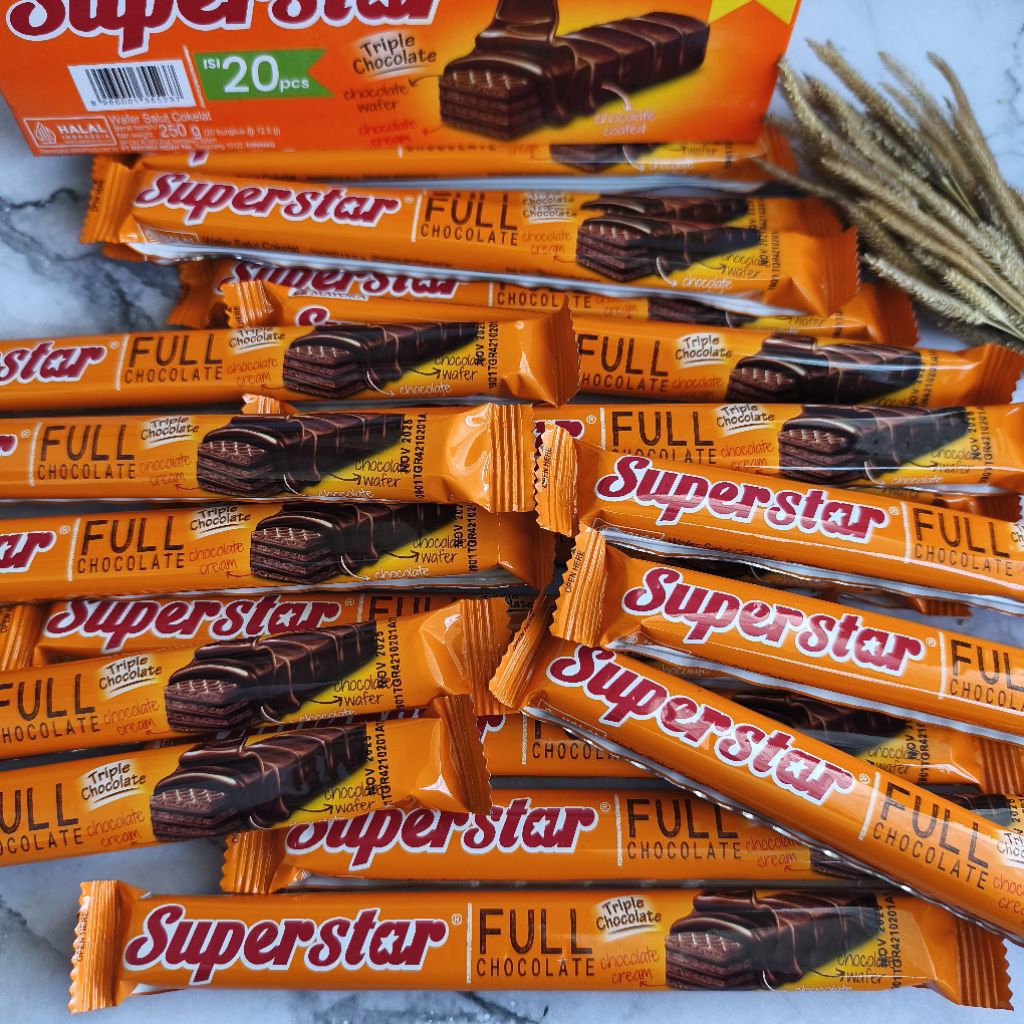 

SUPERSTAR TRIPLE COKLAT 12,5gram (1 Box isi 20 Pcs)