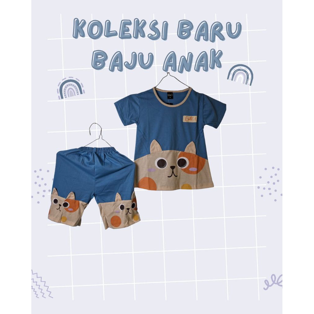 Baju Anak Karkter Celana Pendek, We3