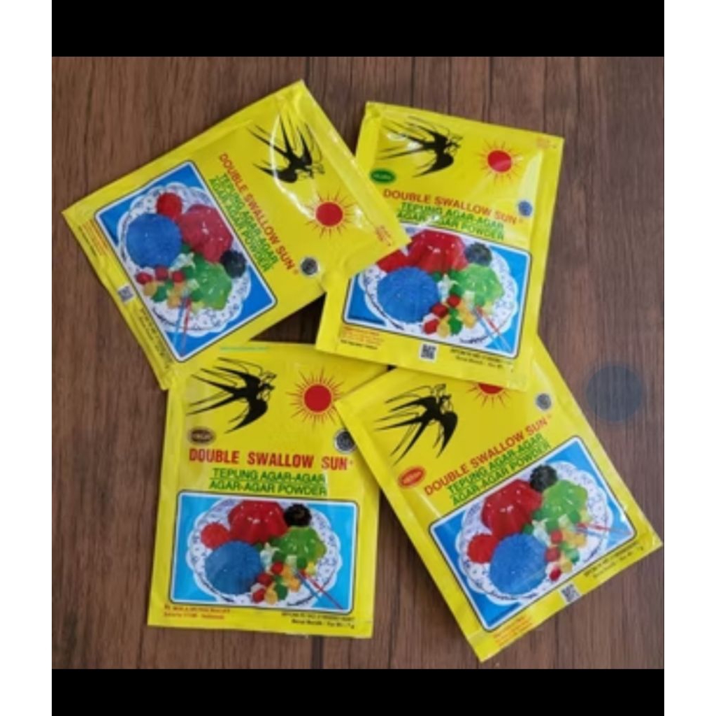 

Agar agar double swallow sun/ globe 7 gr