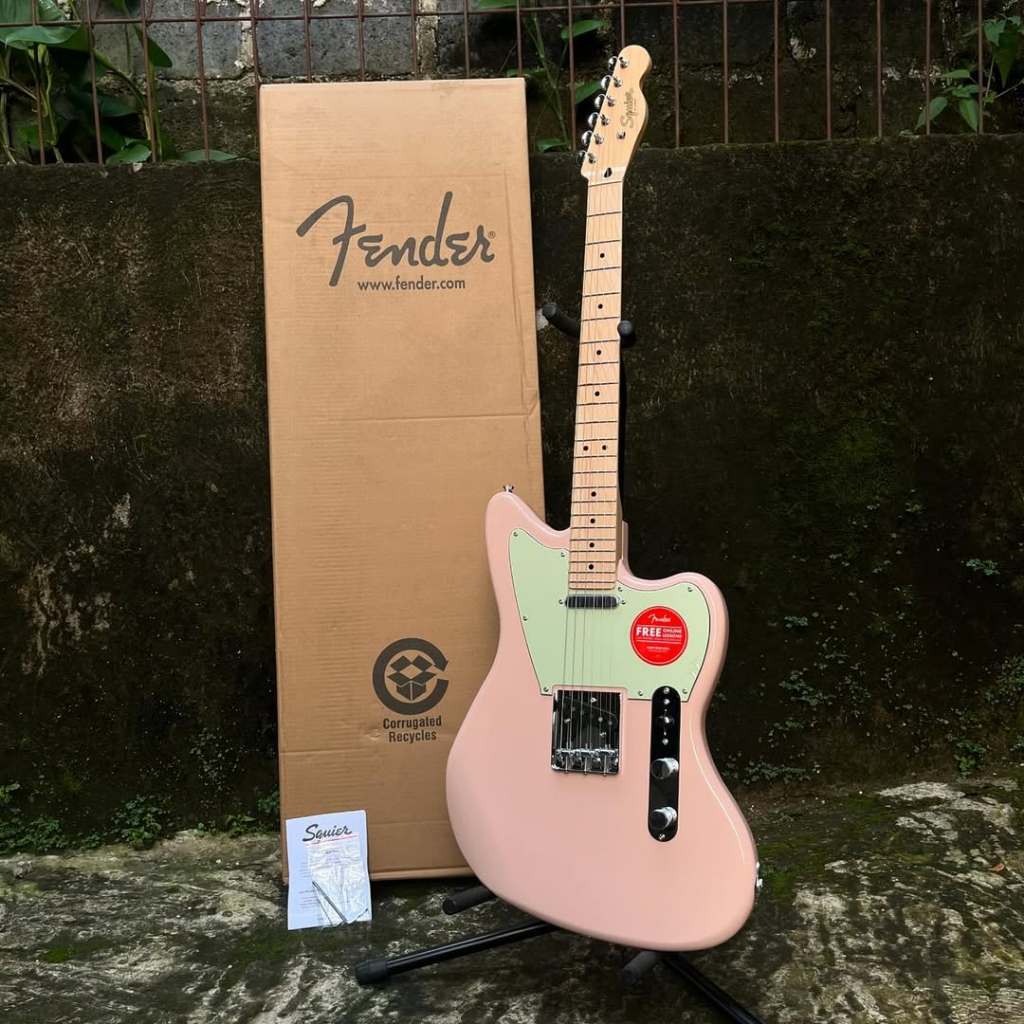 BRAND NEW Squier Paranormal Offset Telemaster Telecaster Jazzmaster Shell Pink