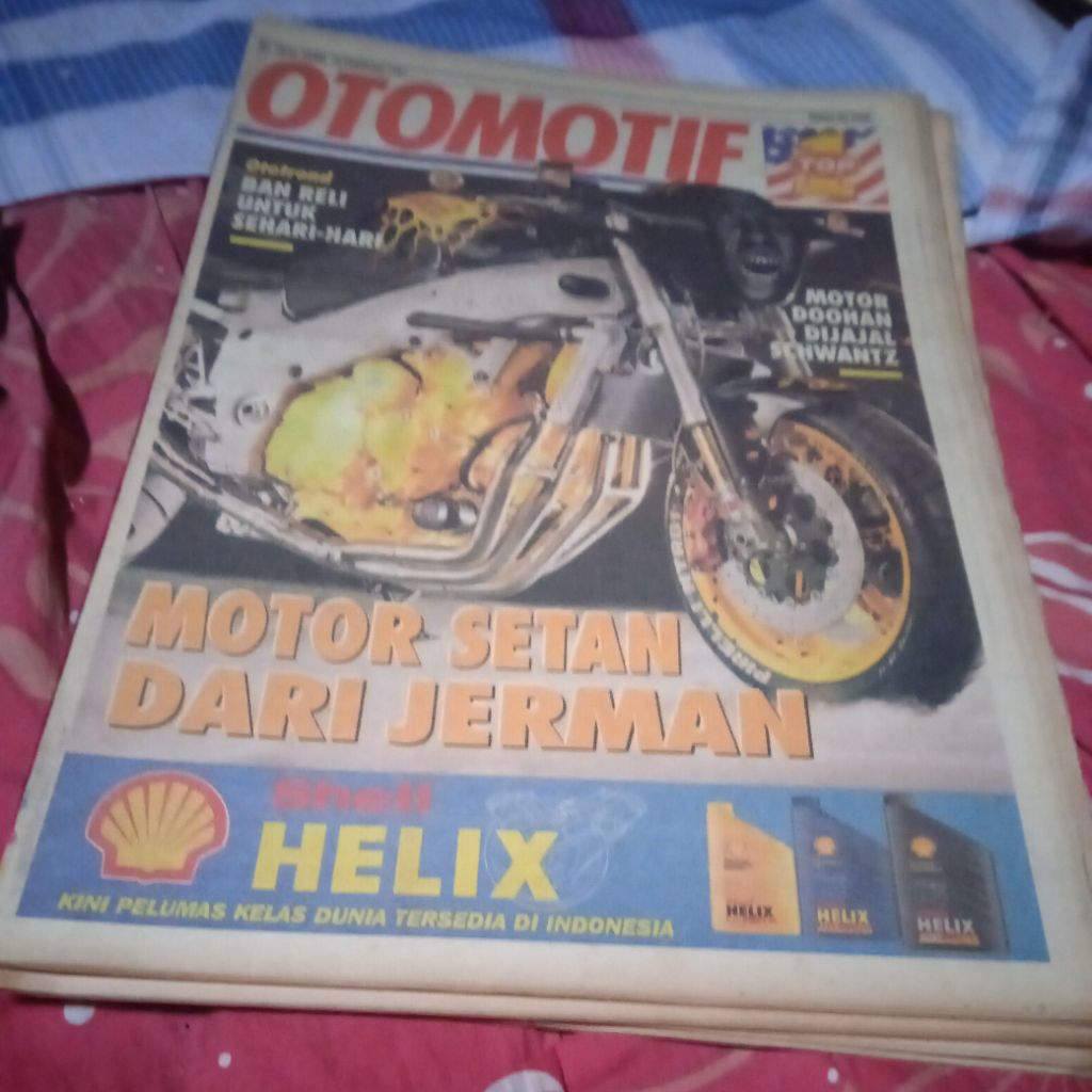 tabloid Otomotif jadul tahun 1997, Motor setan dari Jerman, Motor Doohan Dijajal Schwantz