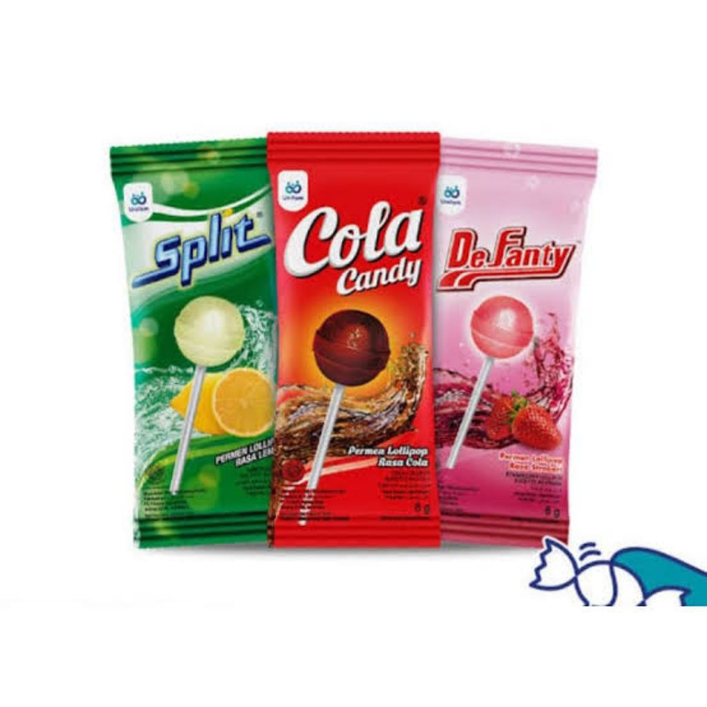

Cola Split De Fanty Permen Soda Renteng - Soda Candy 1 Renteng