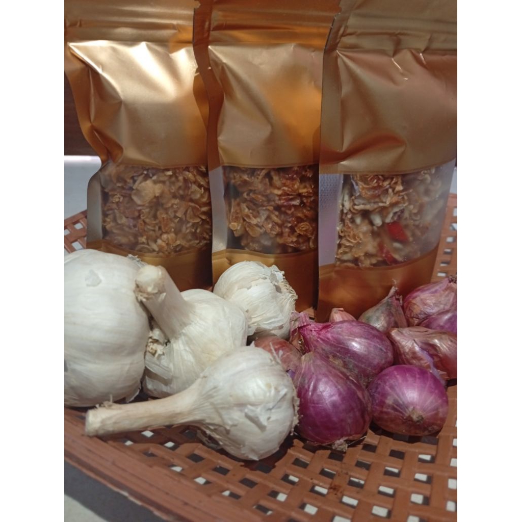 

1 Paket Bawang Goreng Lezat Bagor Cinta D'Rome 150 gram( Original, Teri Nasi Cabai dan Balado)