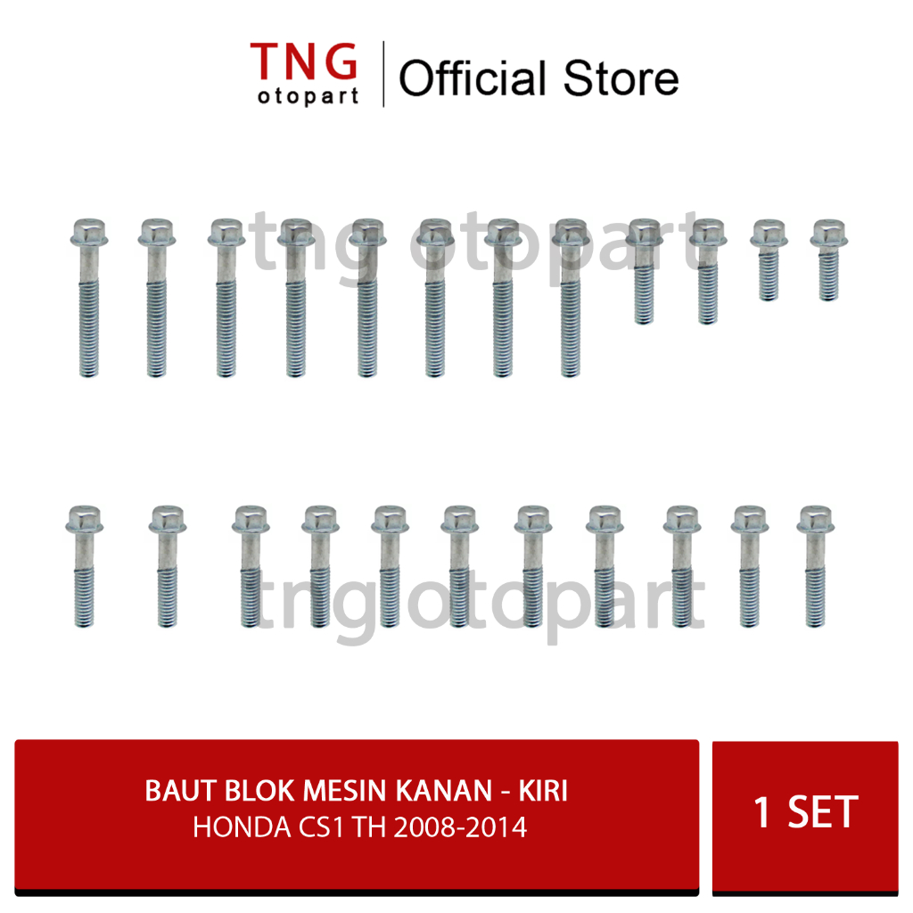Baut Blok Mesin Honda CS1  / Baut Blok Mesin Kanan Kiri Honda CS1