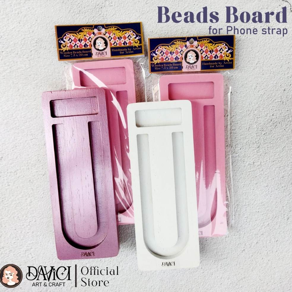 

KODE E89W DAVICI ART CRAFT Wooden Beads Board Papan Kayu Manikmanik