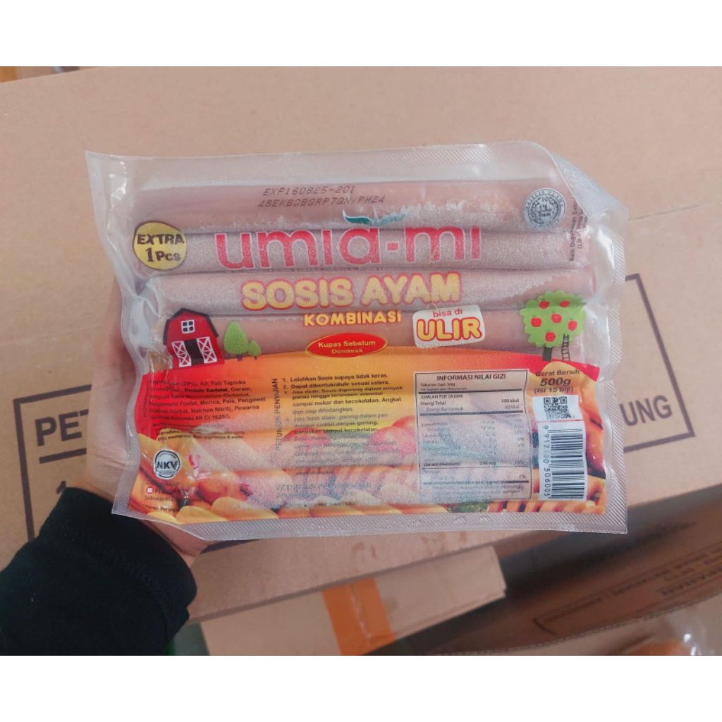 

UMIAMI SOSIS AYAM ULIR 500GRAM