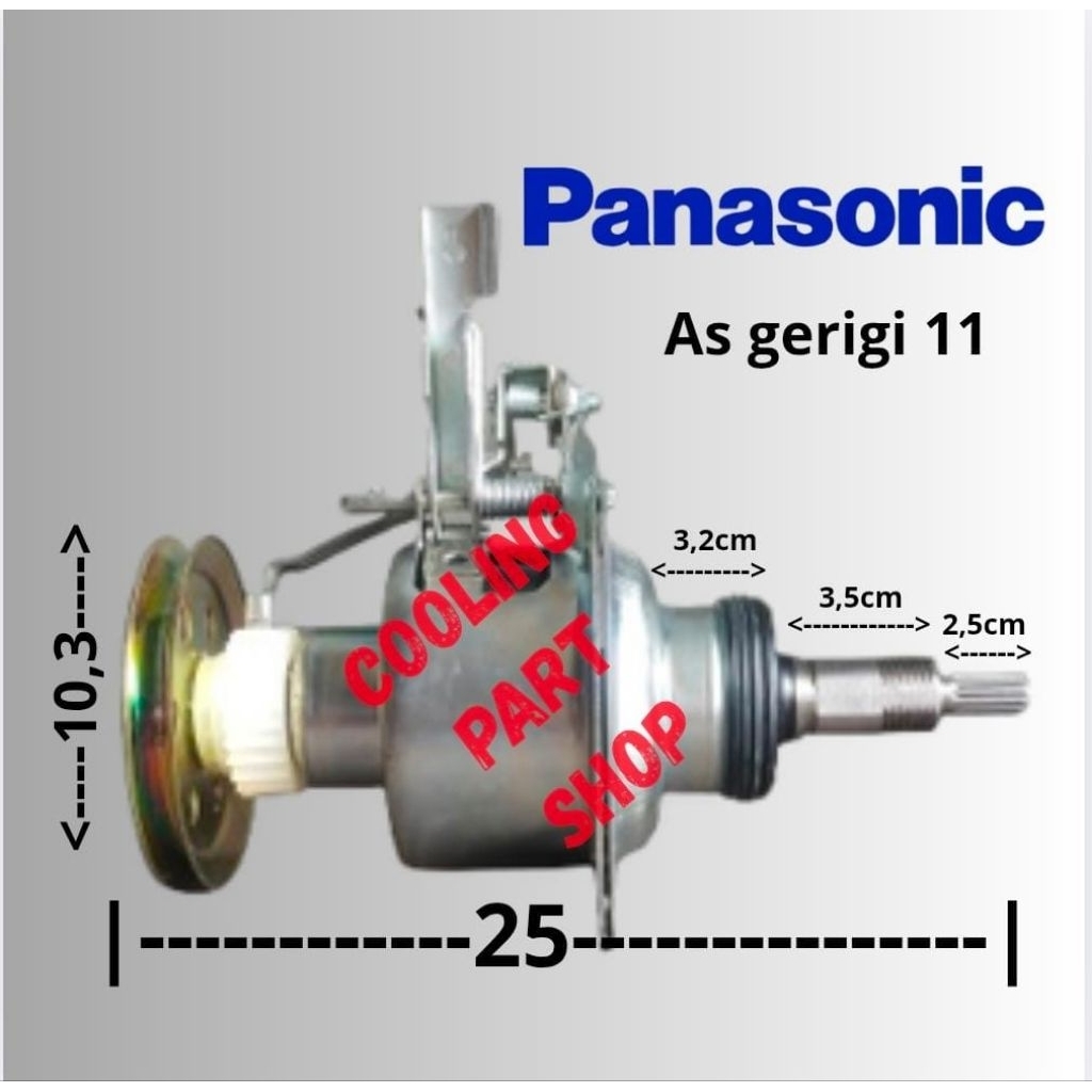 Gear Box Mesin Cuci 1 Tabung panasonic NA-F852B NA F701B