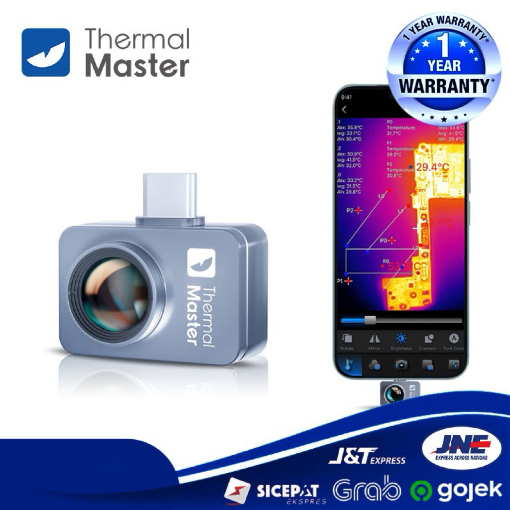 Thermal Master P2 Pro with Macro Magnetic Lens Infra Red Thermal Camera