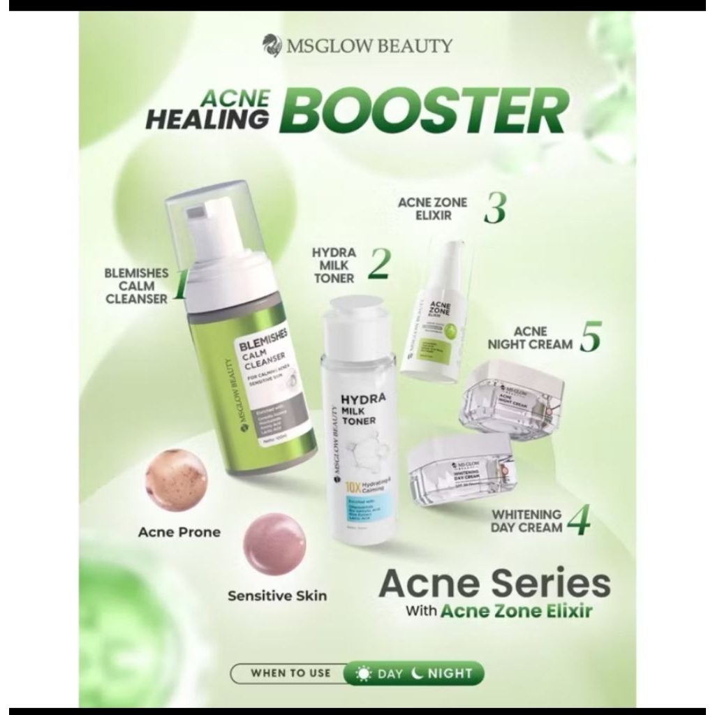 paket ms glow new free e exilir retinol acne-whtning-ultimate-cell dna-luminius | ms glow original |