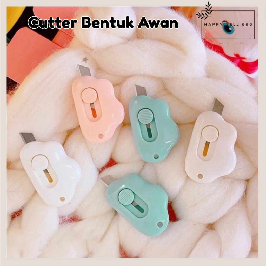

HPSELL Cutter Bentuk Awan Pisau Kecil Pemotong Mini Cutter Mini Murah