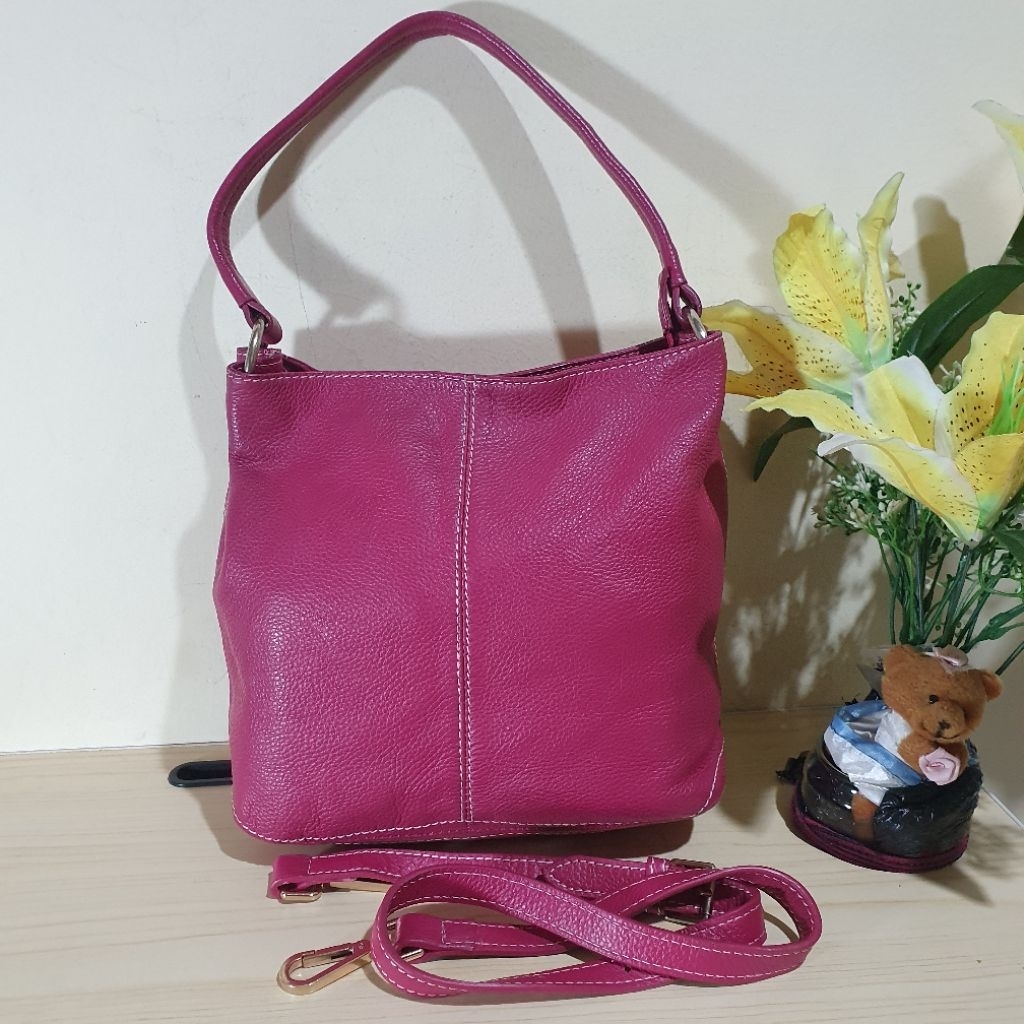 Tas Sling shoulder bag Kulit Asli Elegance Preloved