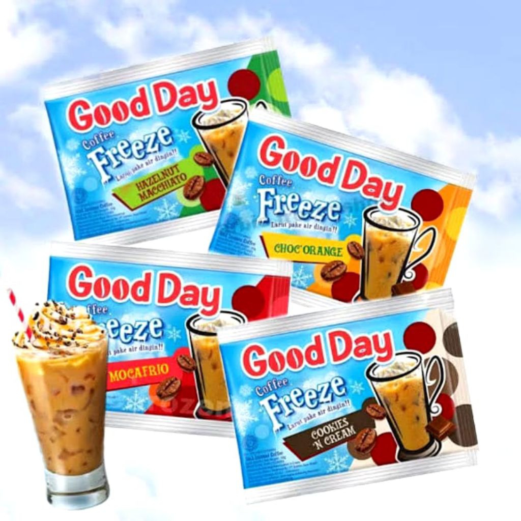 

Good Day Frezee Renceng 10 X 30Gr ES Kopi Instan Berbagai Varian Rasa