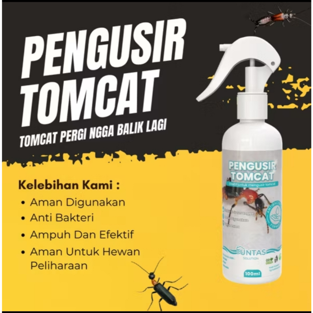 250ML Pengusir Tomcat Efektif Untuk Mencegah Serangga Di Rumah Basmi Tomcat TUNTAS
