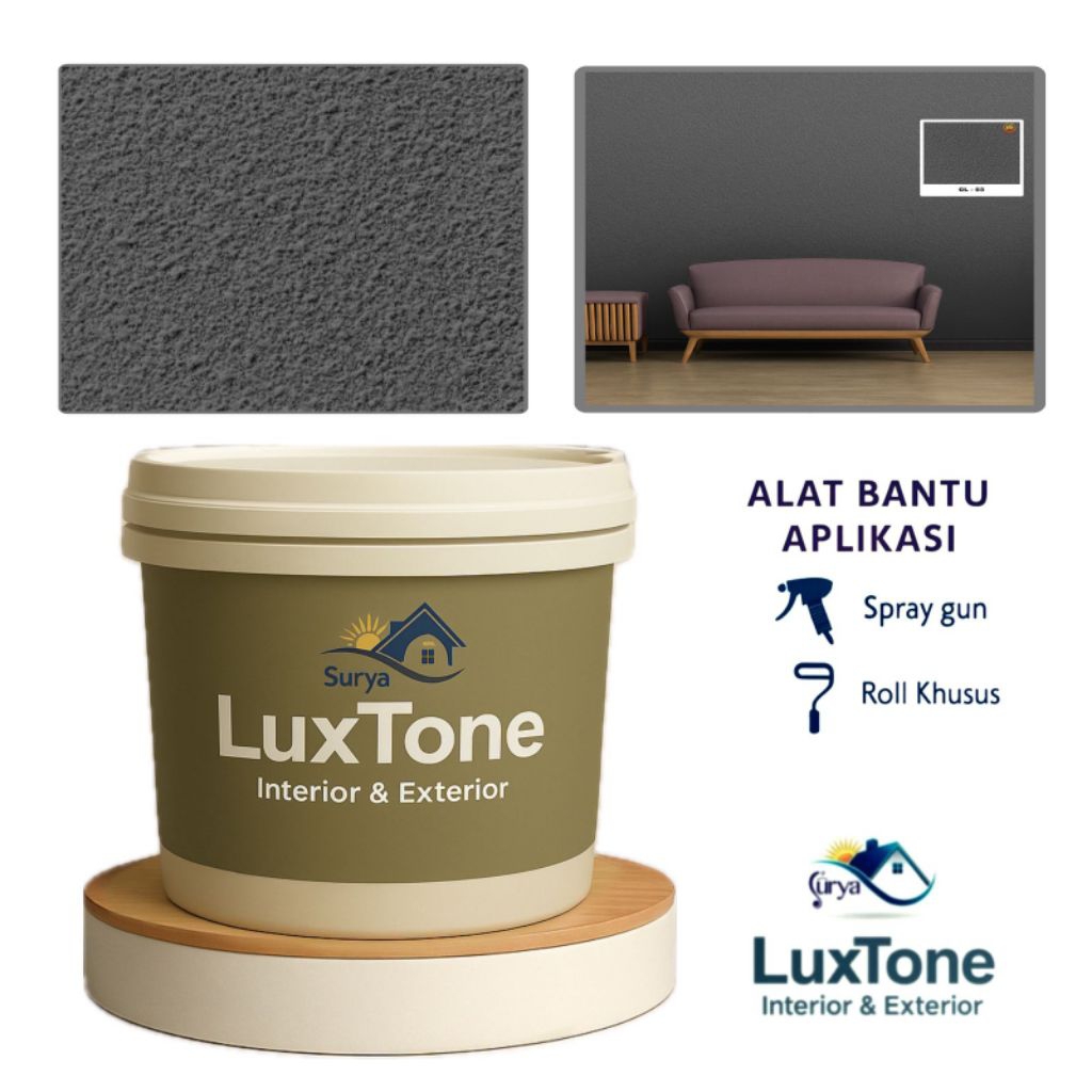 Cat Dinding Tekstur Kamprot pilih warna 25kg