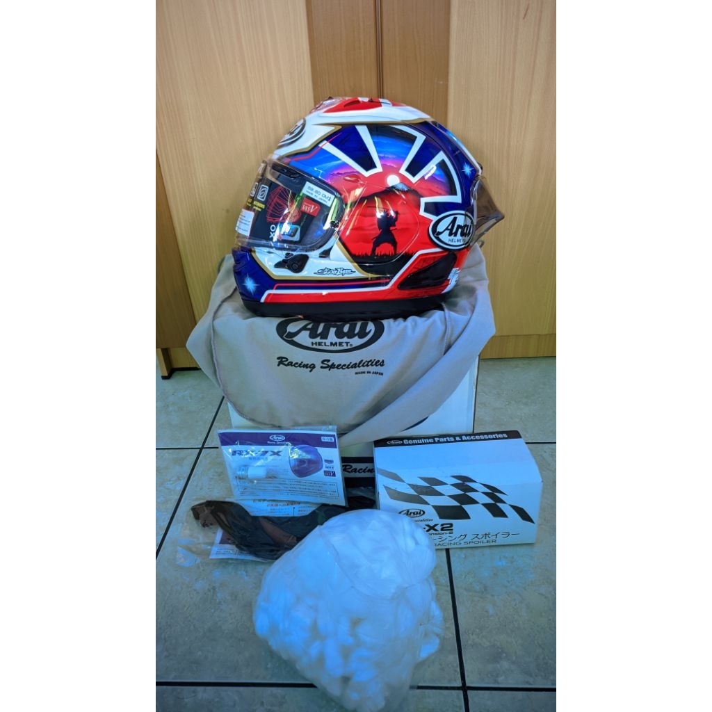 Arai rx7x Dani Pedrosa Samurai Blue