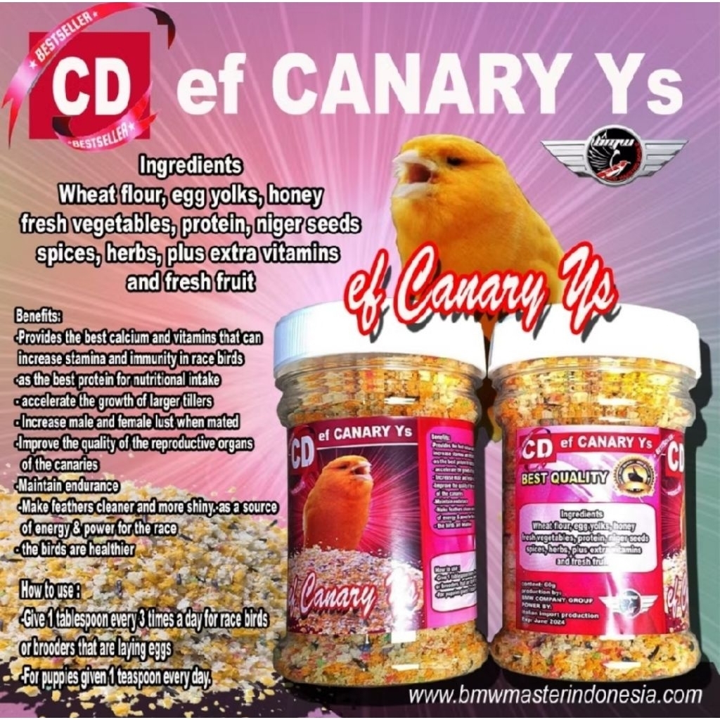 CEDE KENARI YS BMW EF PAKAN BURUNG KENARI