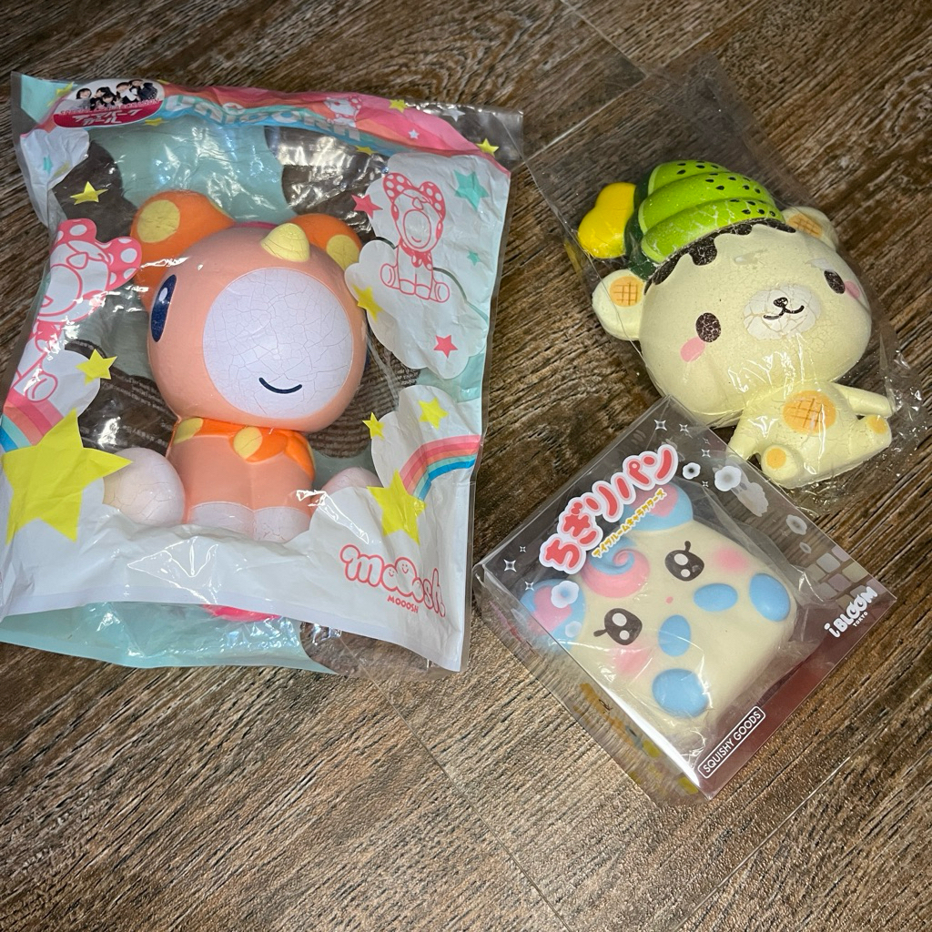 FLASH SALE SQUISHY FLASHSALE IBLOOM CHIGIRI YUMMIBEAR MASKOT LOLI LOLIPOP IBLOOM MOOOSH UNICORN MURA