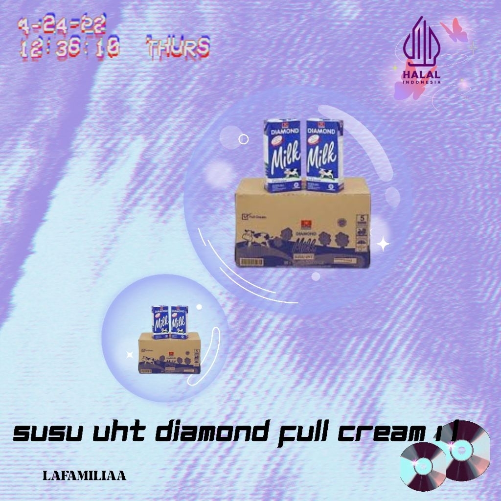 

Susu Uht Diamond Full Cream 1 lt