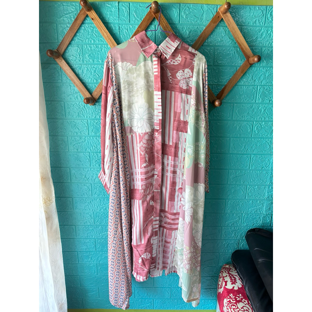 Preloved Benang Jarum - Red - Nami Shirt Dress