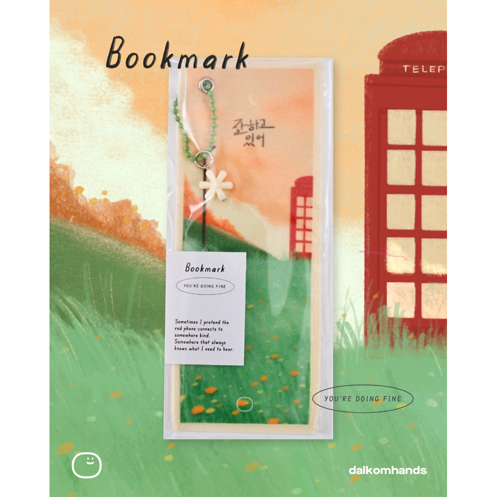 

Fabric Bookmark You’re Doing Fine - Pembatas Buku Kain by Dalkomhands