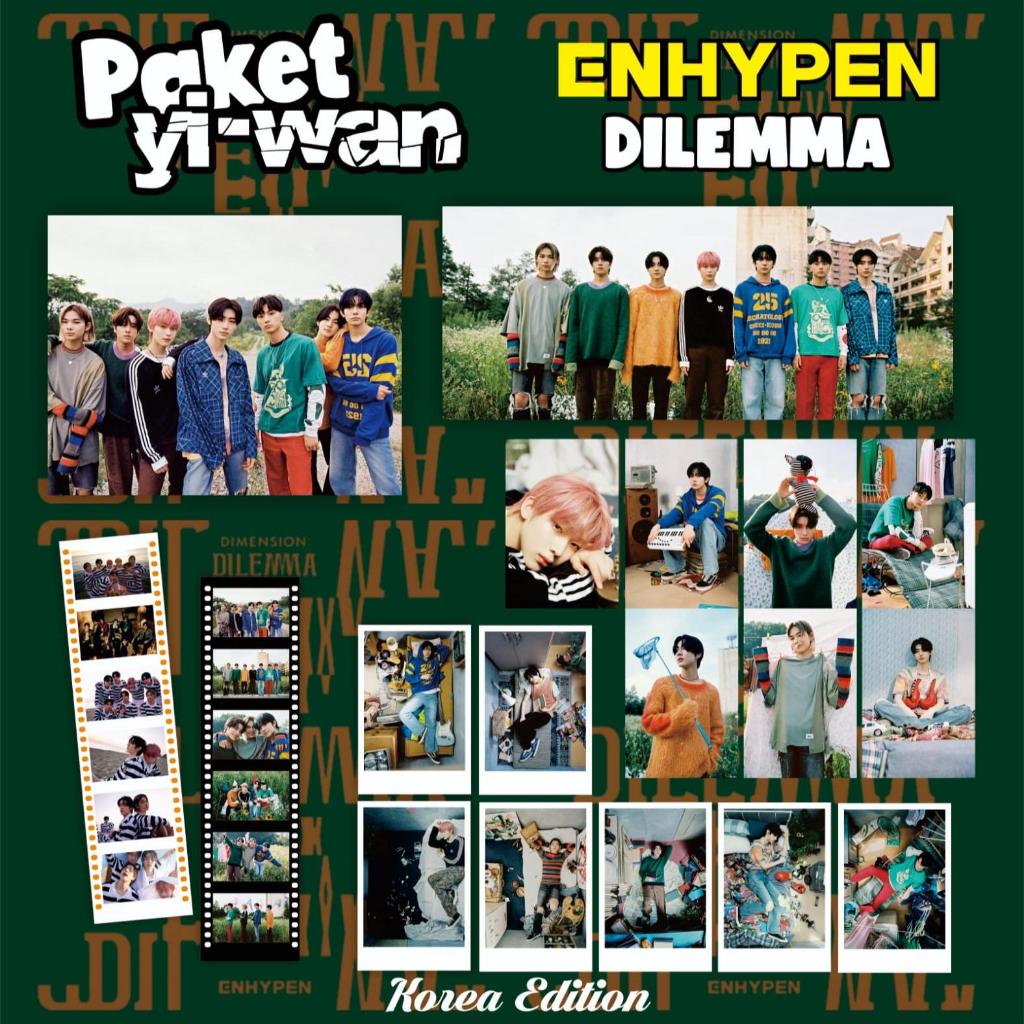 Fankit Yi-Wan ENHYPEN Dilemma EN- Polaroid Photostrip Kodak Kpop Koleksi Unofficial Engene