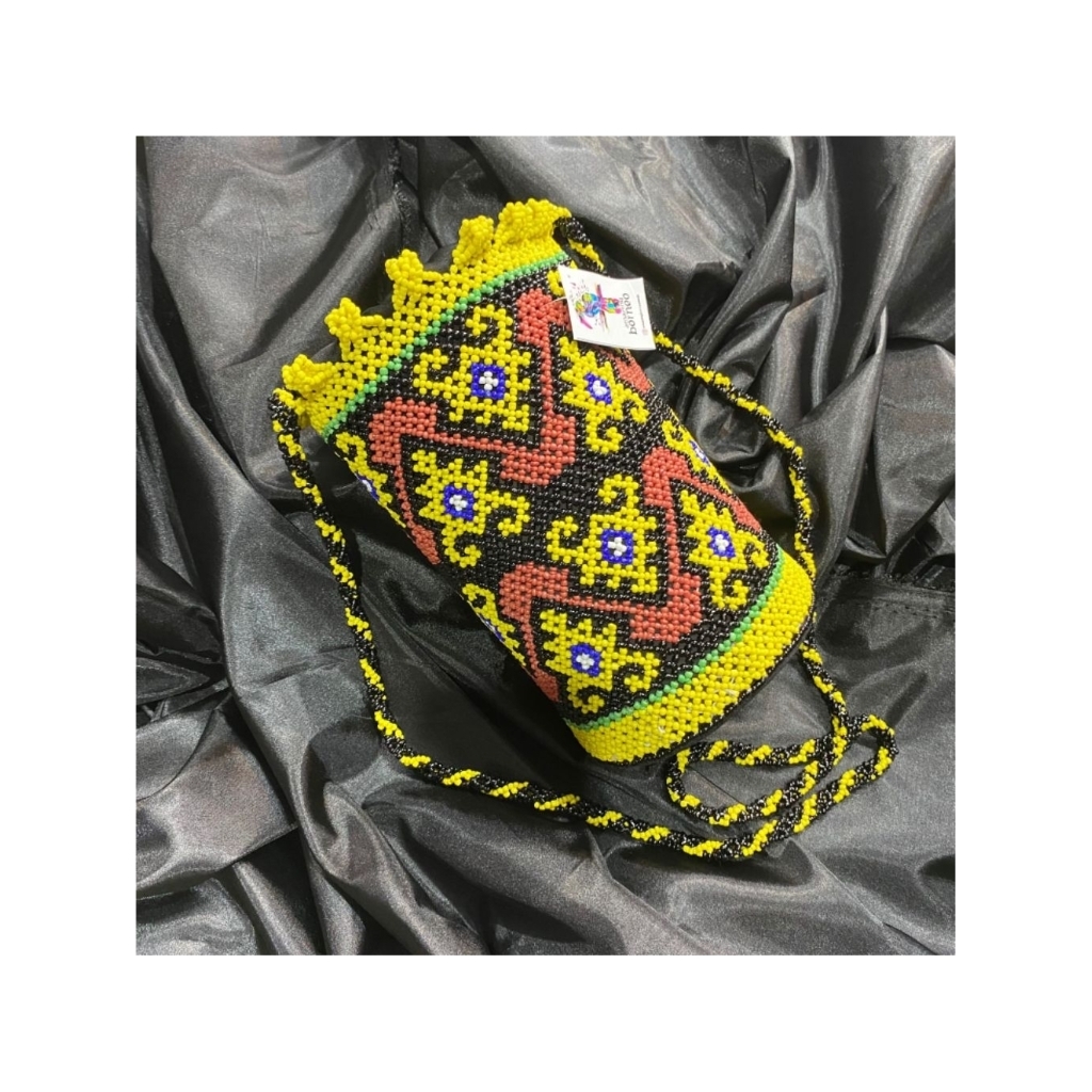 TAS SELEMPANG BOTOL MANIK KHAS DAYAK KALTIM - TAS BOTOL MANIK