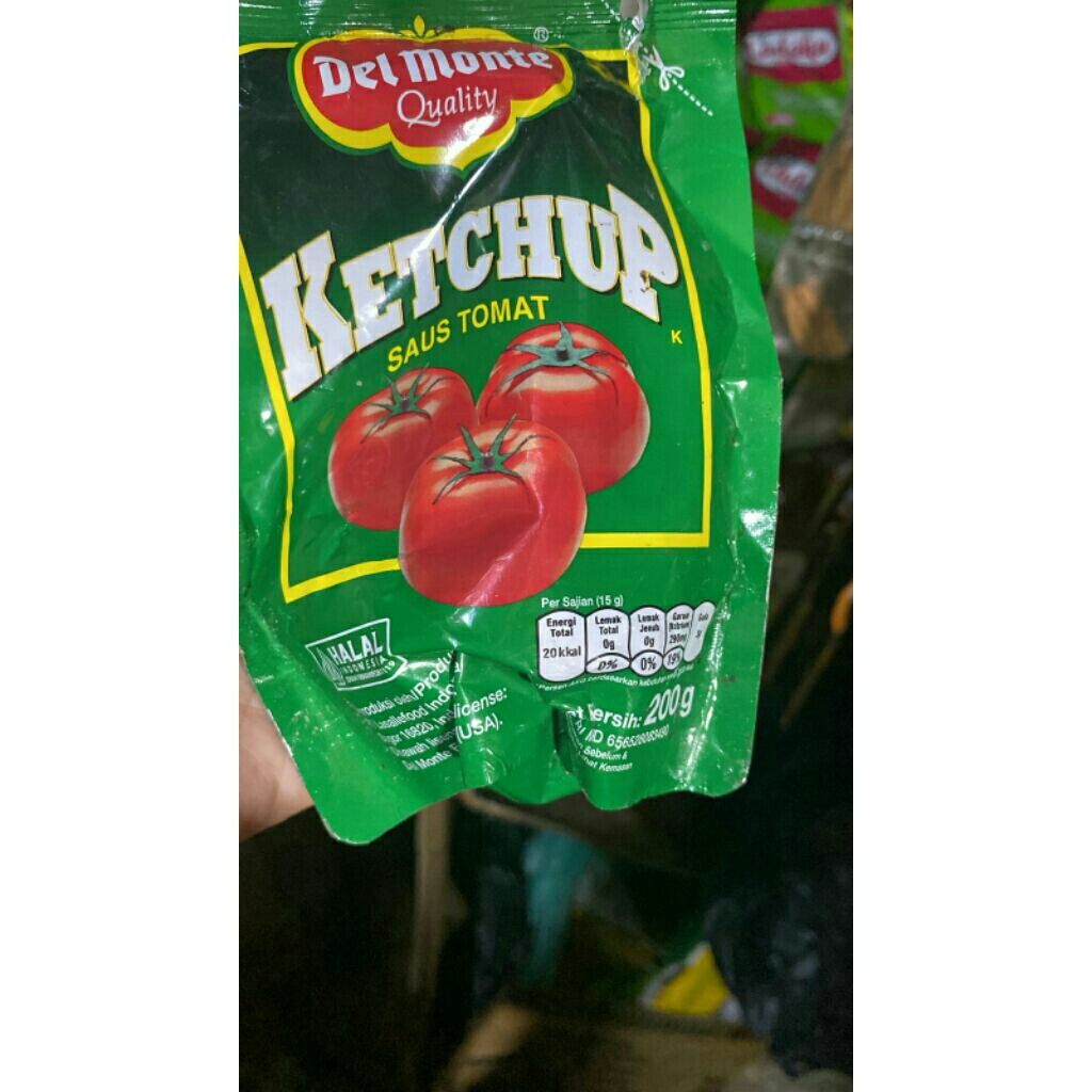 

delmonte saus sambal dan tomat kemasan refil
