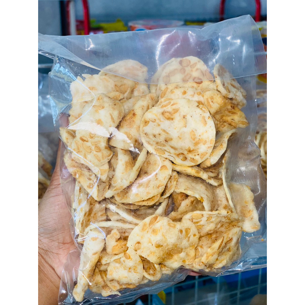 

Kerupuk tempe/keripik tempe