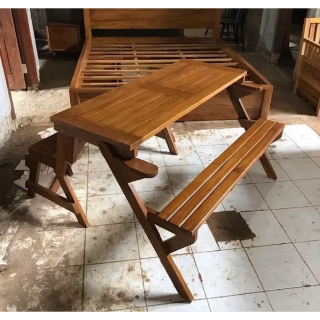 Kursi Lipat Kayu Jati Meja Kursi Lipat Kayu Jati