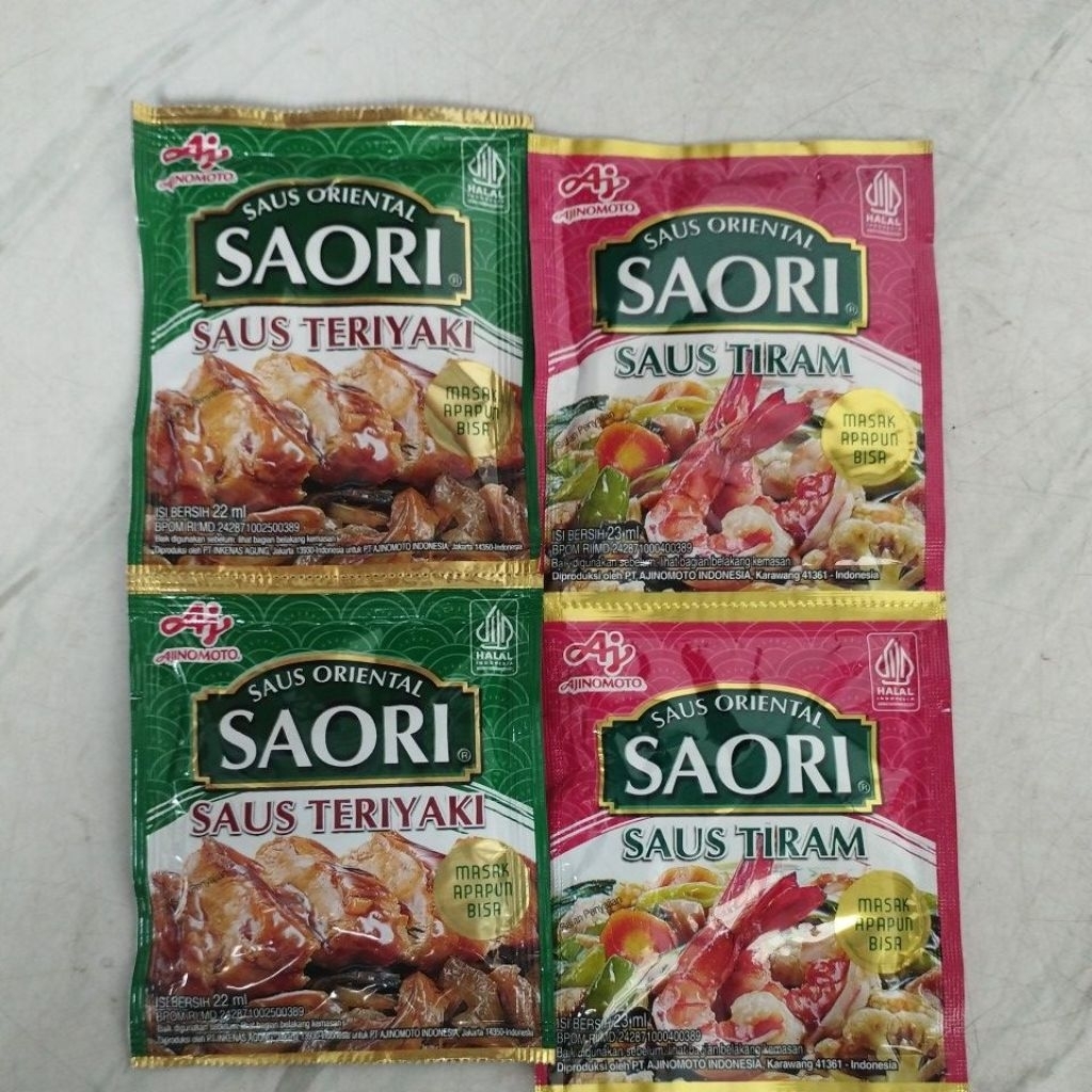 

Saori Saus Tiram Sachet 23ml