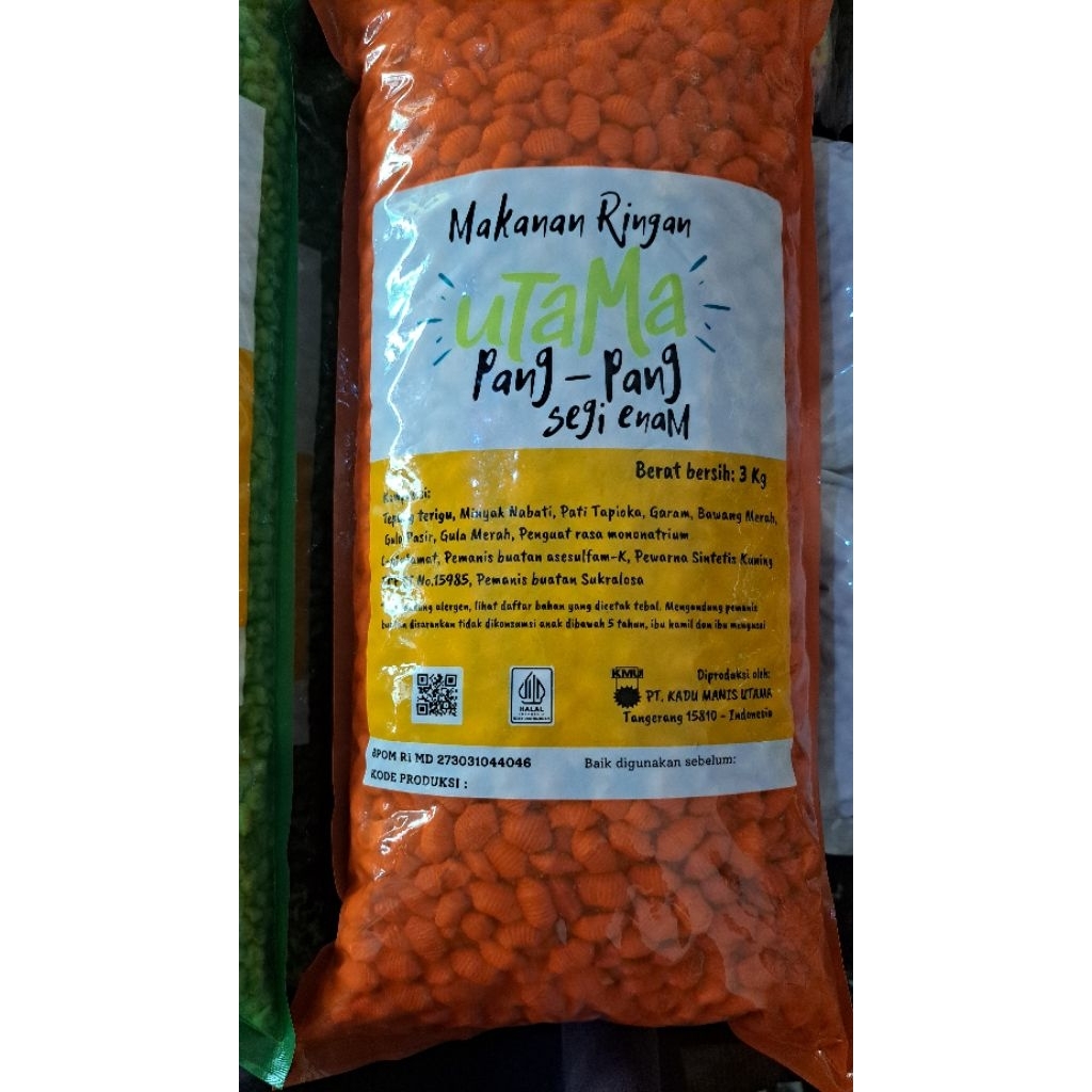 

Pang-pang Utama Segi Enam Kemasan 3kg
