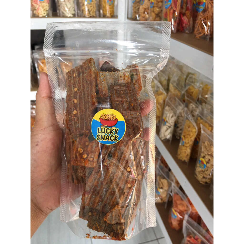 

SNACK SERBA 4000 Kerupuk JENGKOL ASBES PEDAS 55 gr