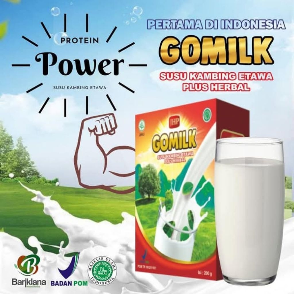 

SUSU KAMBING ETAWA GOMILK PLUS HERBAL 200gr