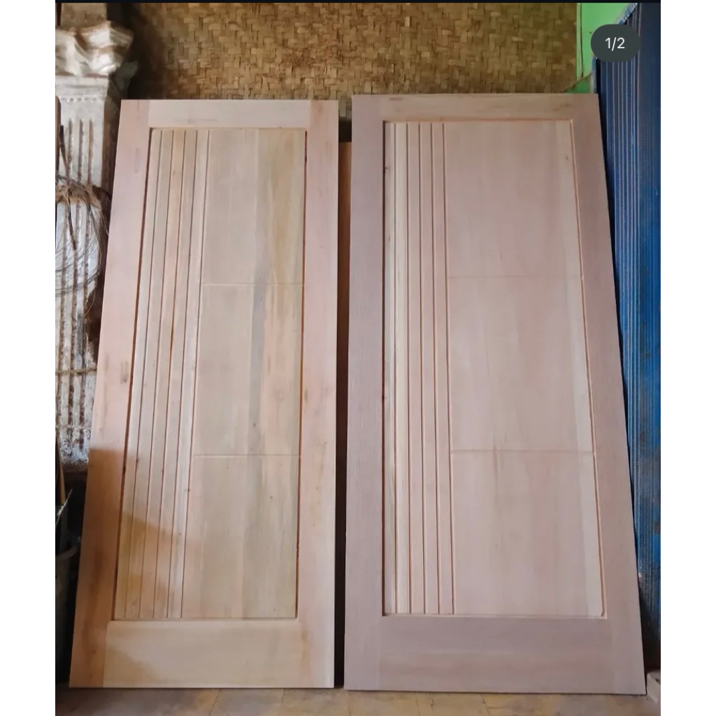 Kusen Jendela tanpa Kaca- Bahan Kayu jati, Baja ringan, Dan Custom lainnya