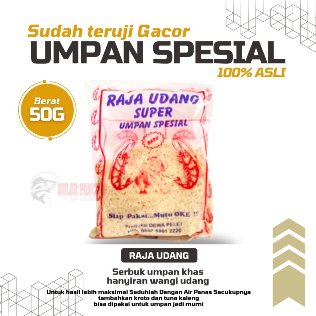 

umpan pancing Raja Udang super Isi 10pc