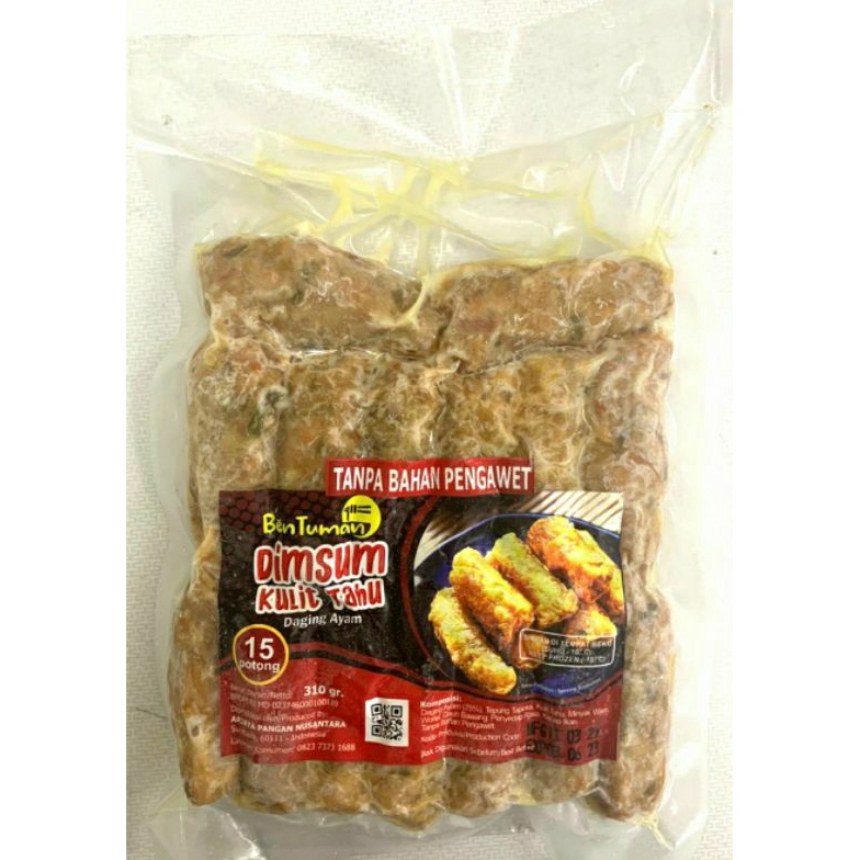 

Promo promo Bentuman Dimsum Kulit Tahu Ayam 15pcs Tanpa Pengawet