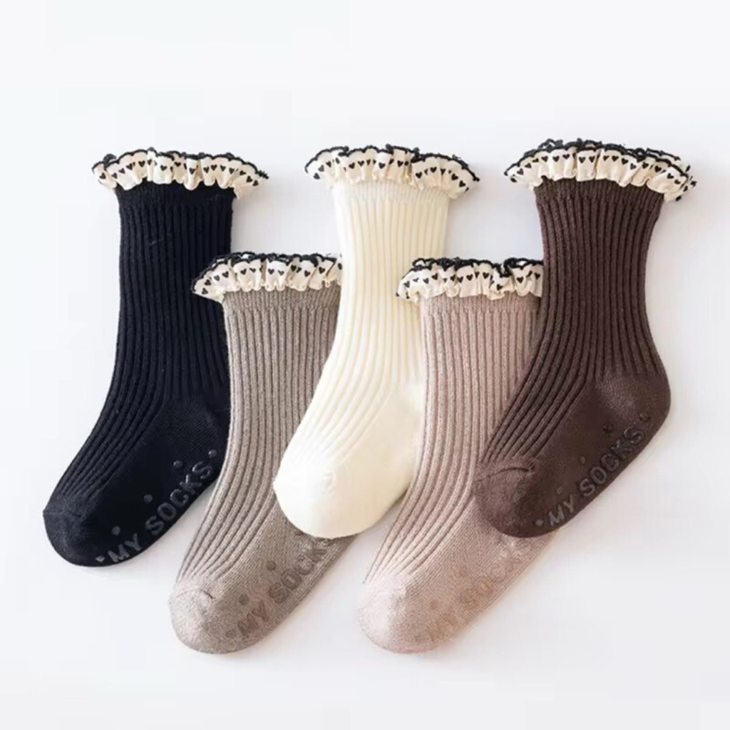 KAOLA - Luvluv Ruffle Socks | Kaos Kaki Bayi | Kaos Kaki Balita