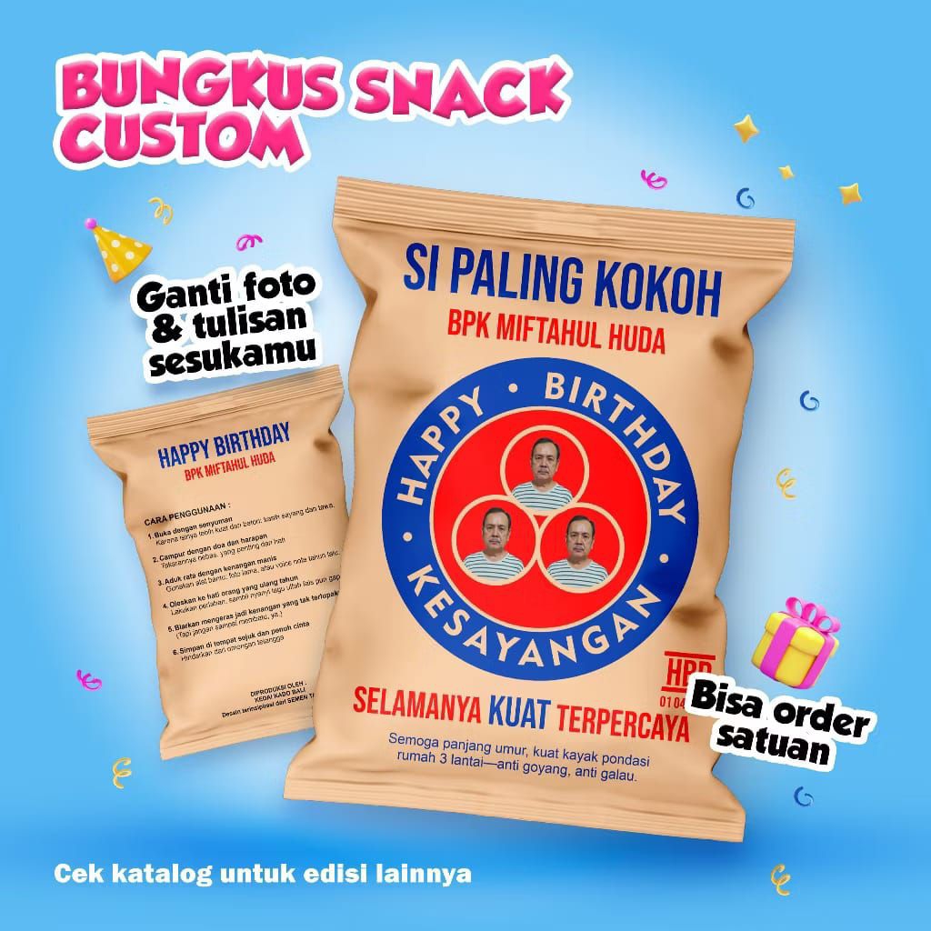 

BUNGKUS SNACK CUSTOM SAK SEMEN