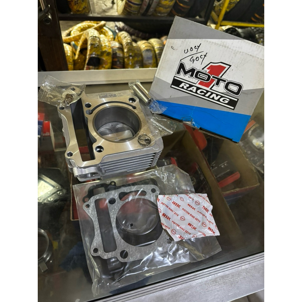 Blok Seher Moto 1 Cylinder Blok Satria Fu 66MM Moto1 Racing