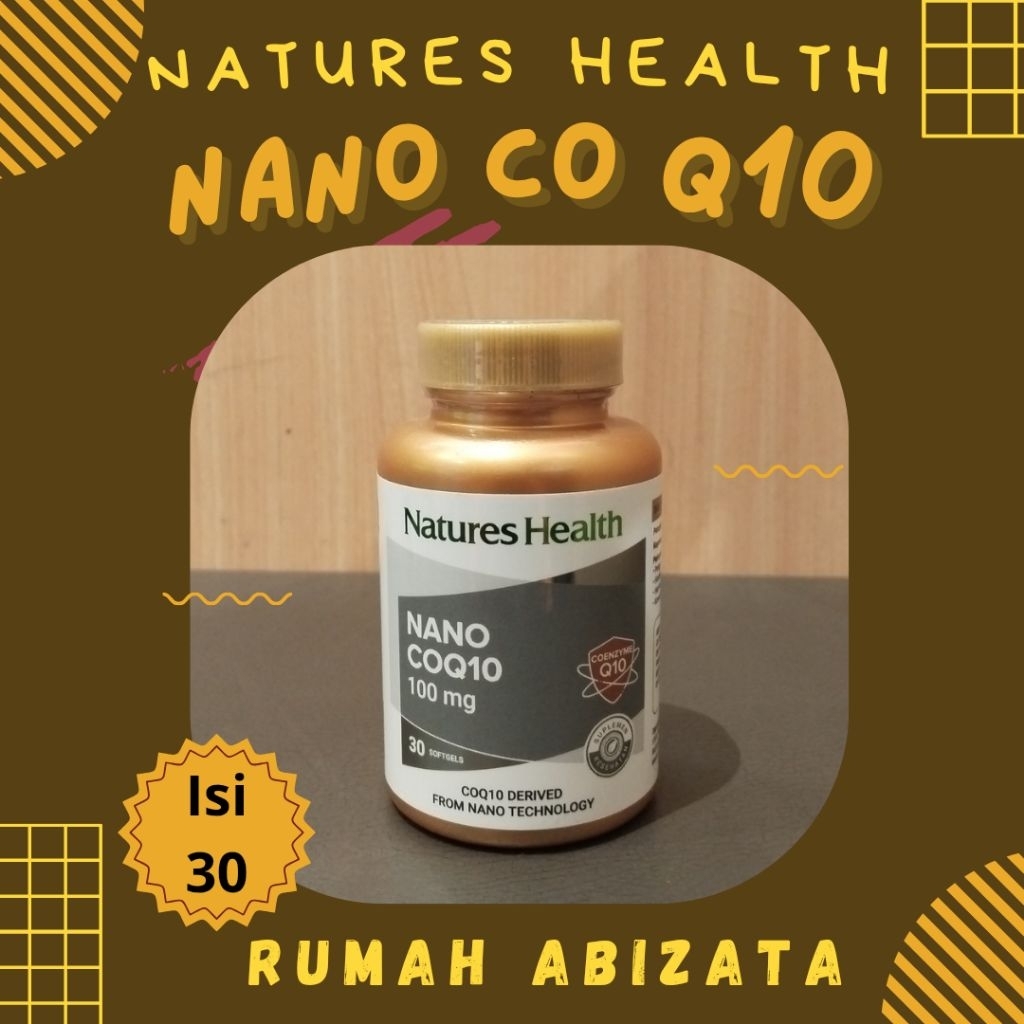 NATURES HEALTH NANO CO Q10 - 30 Softgel