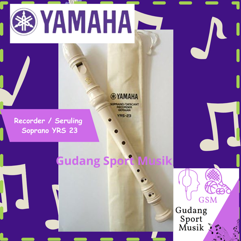Recorder / Seruling Yamaha YRS-23 Import