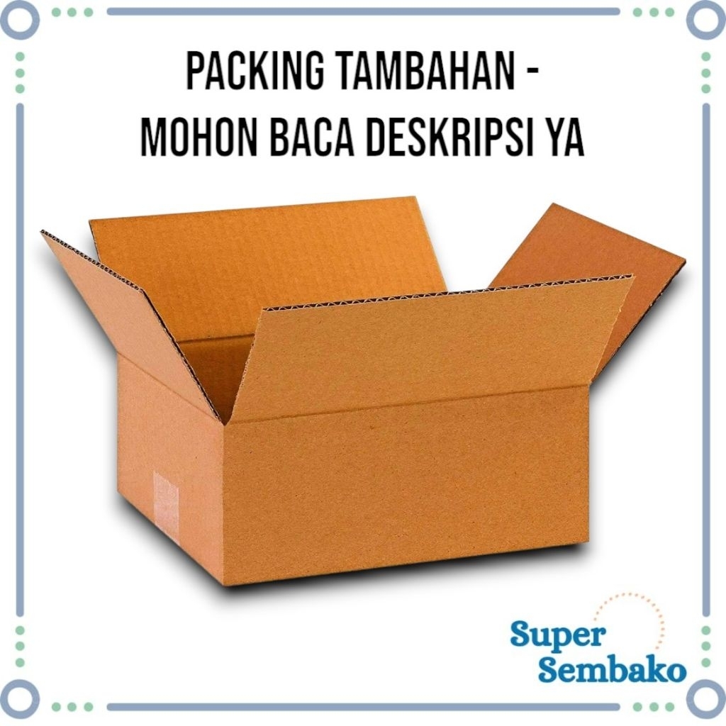 

Tambahan Packing Dus Ekstra Aman - Mohon Baca Deskripsi