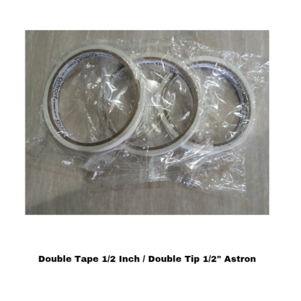 

Double Tape 1/2 Inch / Double Tip 1/2" Astron
