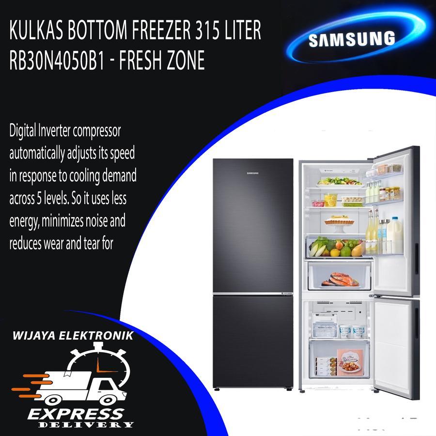 Samsung RB30N4050B1 - Kulkas bottom Freezer 315 Liter Samsung Kulkas Freezer bawah Samsung