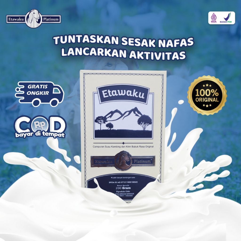 

Etawaku Platinum Original Susu Asli Kambing Etawa Untuk Atasi Pernafasan Terbaik
