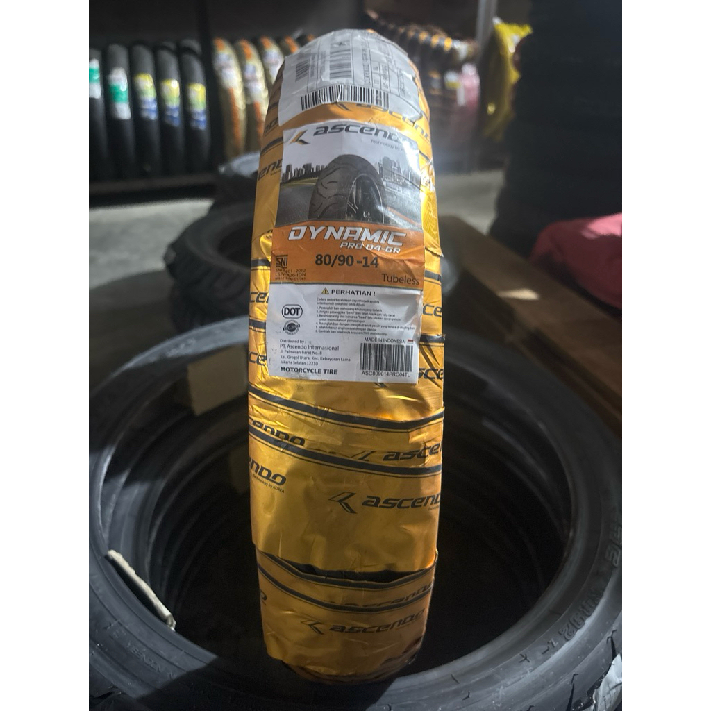 ASCENDO DYNAMIC PRO 04-GR 80/90 RING 14 TUBELESS