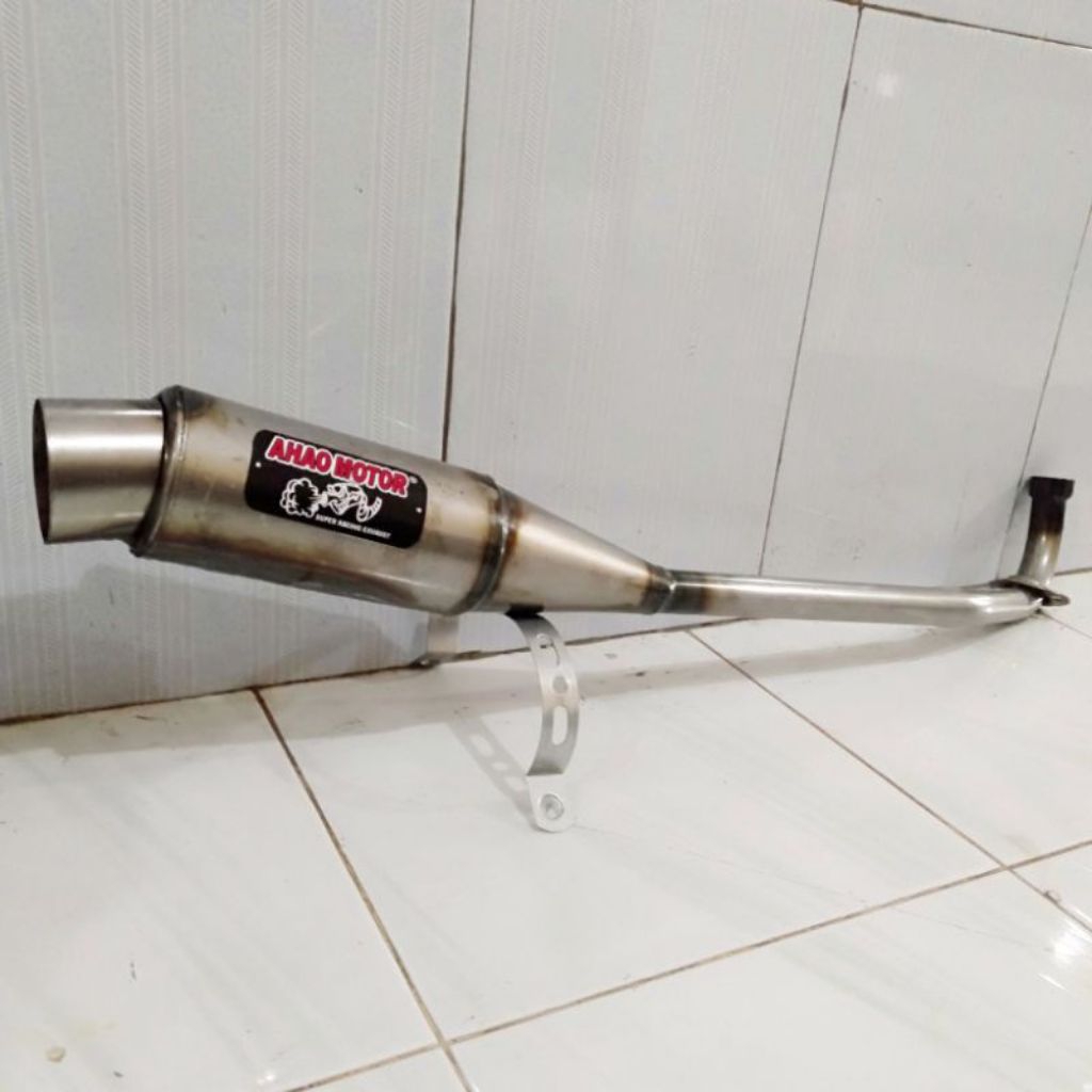 knalpot racing ahau motor supra jupiter kharisma blade revo crypton shogun