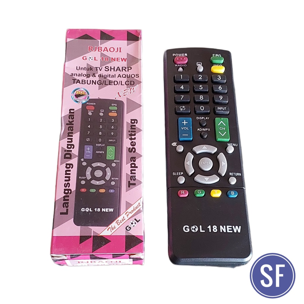 Remot Remote TV Sharp Led Lcd Plasma