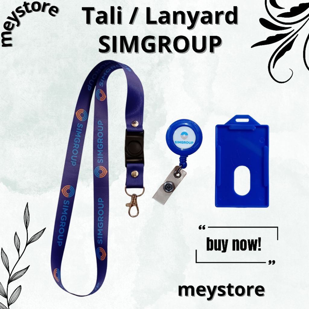 

Tali Gantungan ID CARD / Lanyard SIMGROUP [STOCK MELIMPAH] Termurahhh Harga Grosir! READY